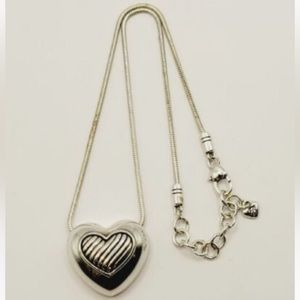 Brighton Silver Heart Necklace